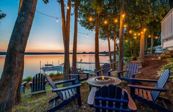 firepit sunrise